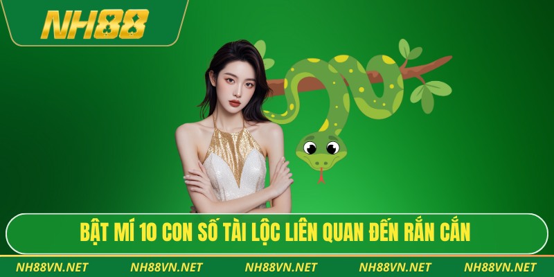 Bật mí 10 con số tài lộc liên quan đến rắn cắn